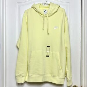 Nike Sportswear Club Fleece Luminous Green Hoodie Men’s Sz XL (BV2654-331)